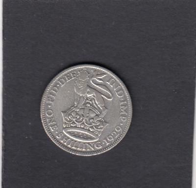 Beschrijving: 1 Shilling  GEORGIUS V  